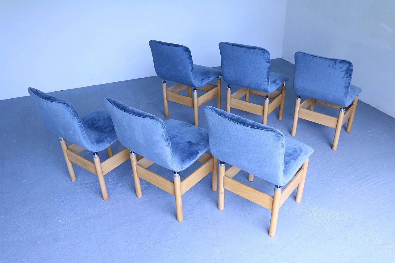6 Chelsea chairs by Vittorio Introini for Saporiti Italia 1143635