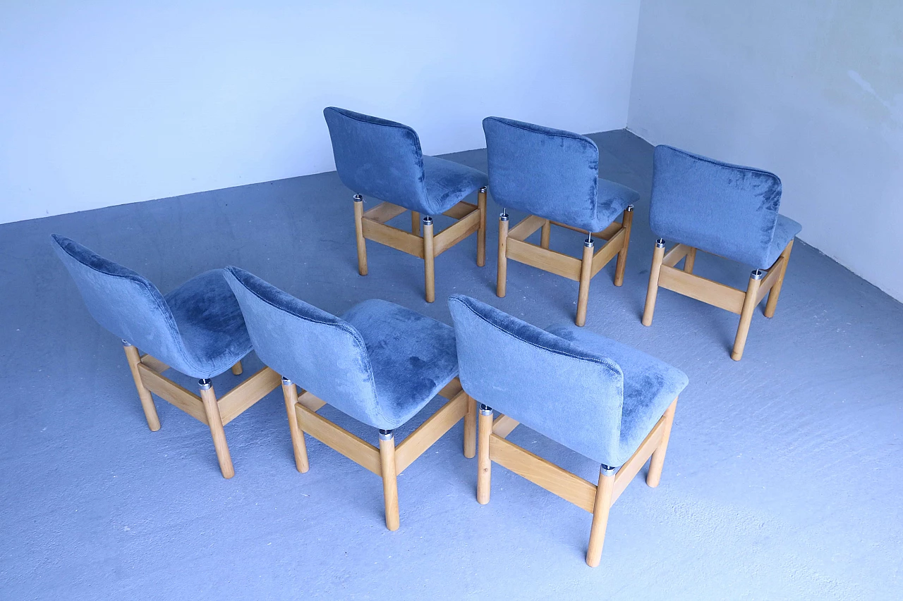 6 Chelsea chairs by Vittorio Introini for Saporiti Italia 1143637