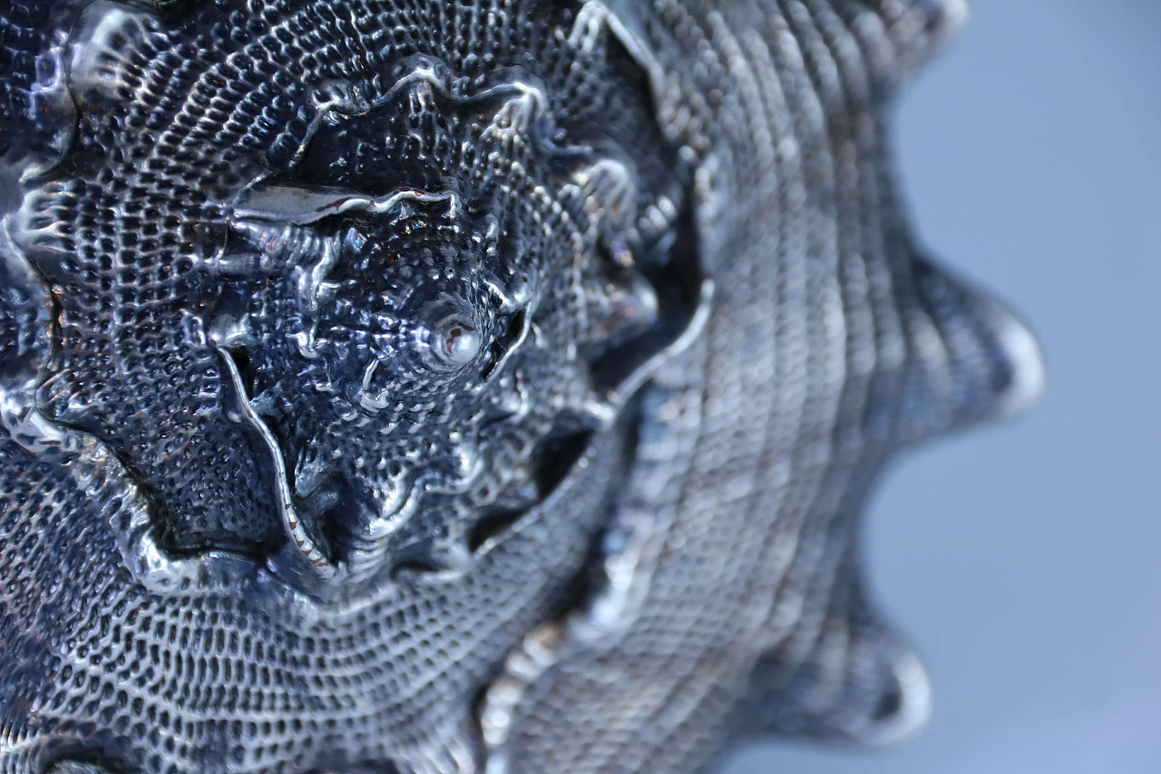 Pair of silver coated shells 1143676