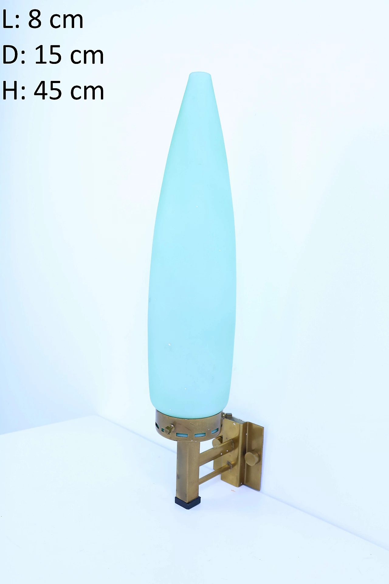 Applique in vetro e ottone 1143761