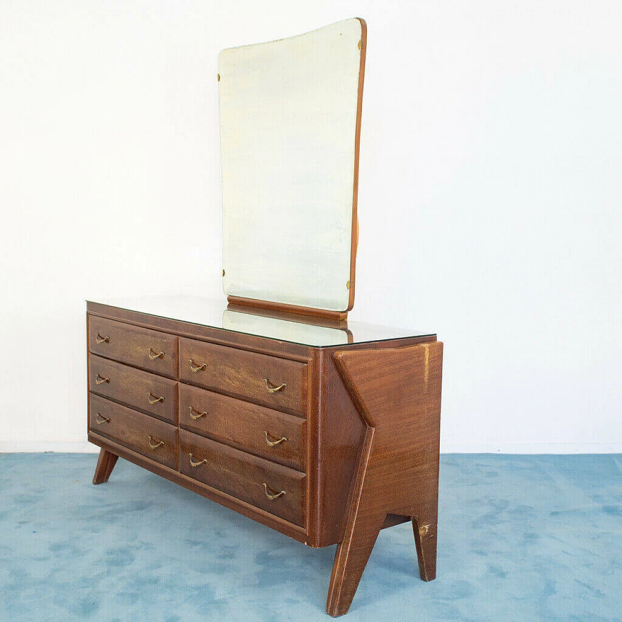 Chest of drawers with mirror style Dassi, 50s 1143815