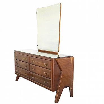 Chest of drawers with mirror style Dassi, 50s