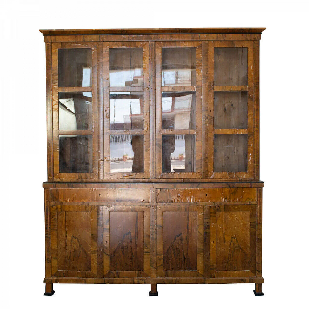 Credenza in legno con 8 ante, anni '30 1144834