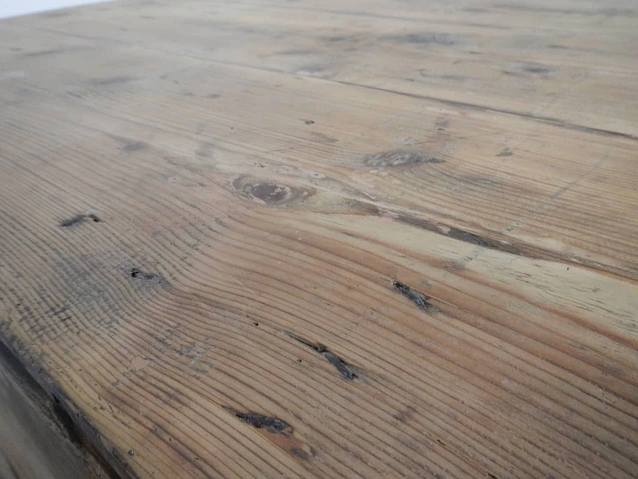 Trunk or case in fir wood with lid, 50s 1180573