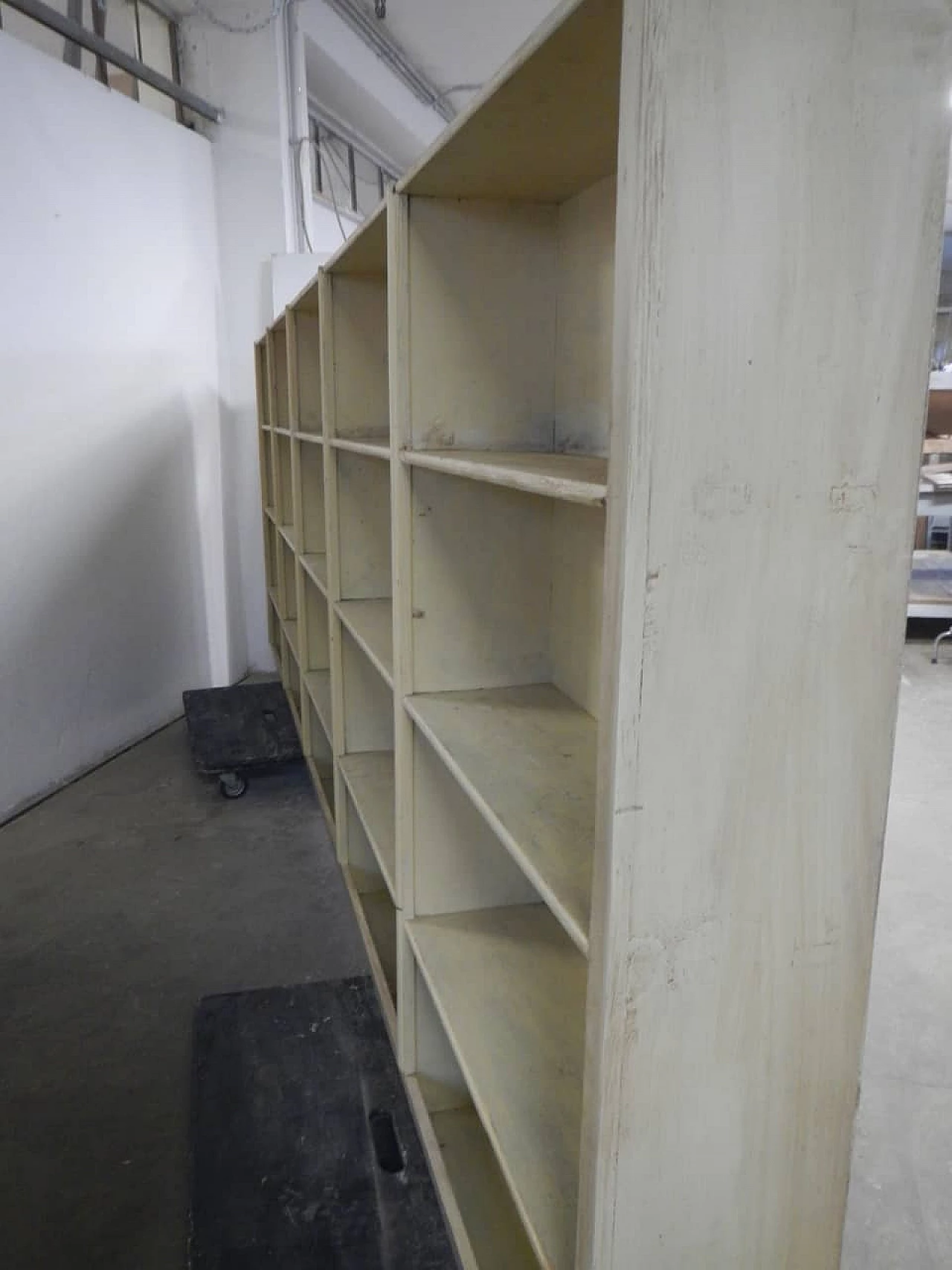 Large ulti shelf bookcase in fir wood, 50s 1180583