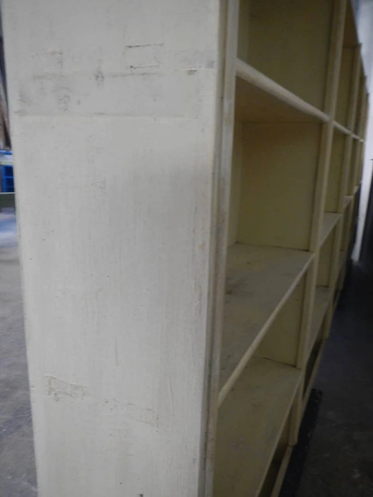 Large ulti shelf bookcase in fir wood, 50s 1180584