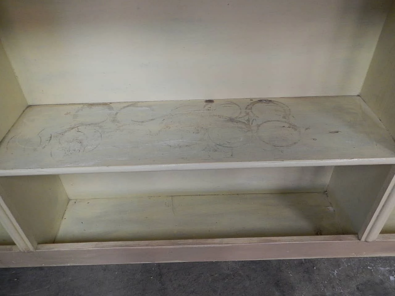 Large ulti shelf bookcase in fir wood, 50s 1180586