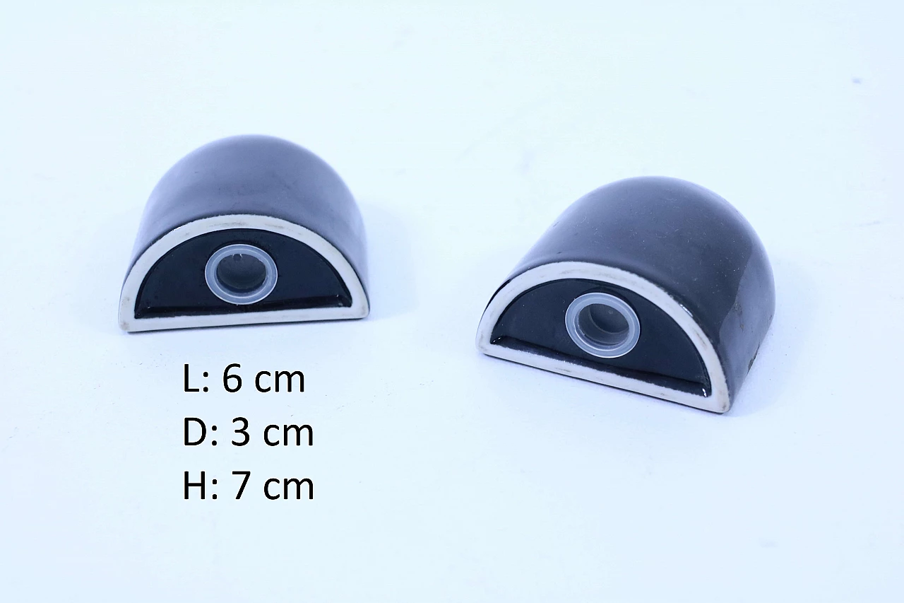 Ceramic salt and pepper pot, 70s 1181035