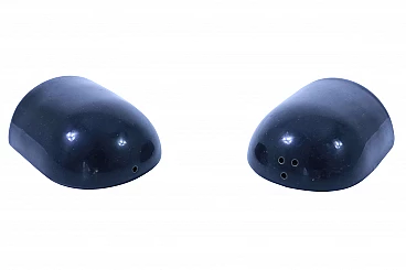 Ceramic salt and pepper pot, 70s