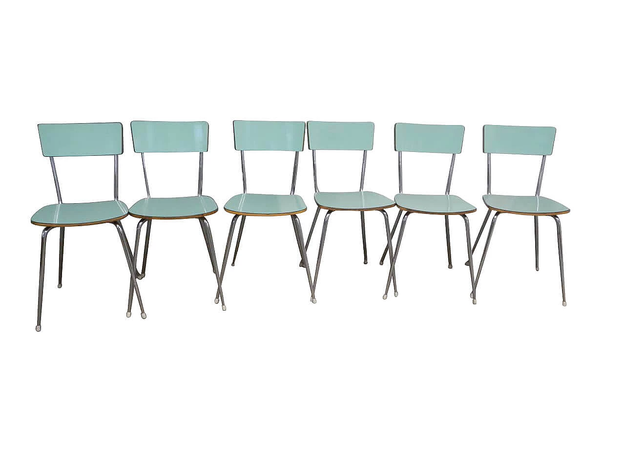 6 Laminated chairs, 1950s 1181383