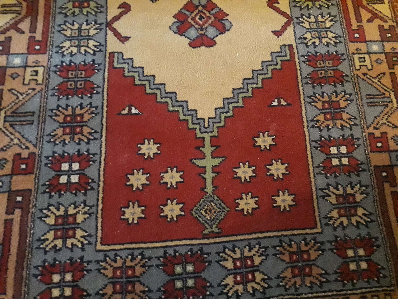 Kazak rug in pure virgin wool, 60s 1181604