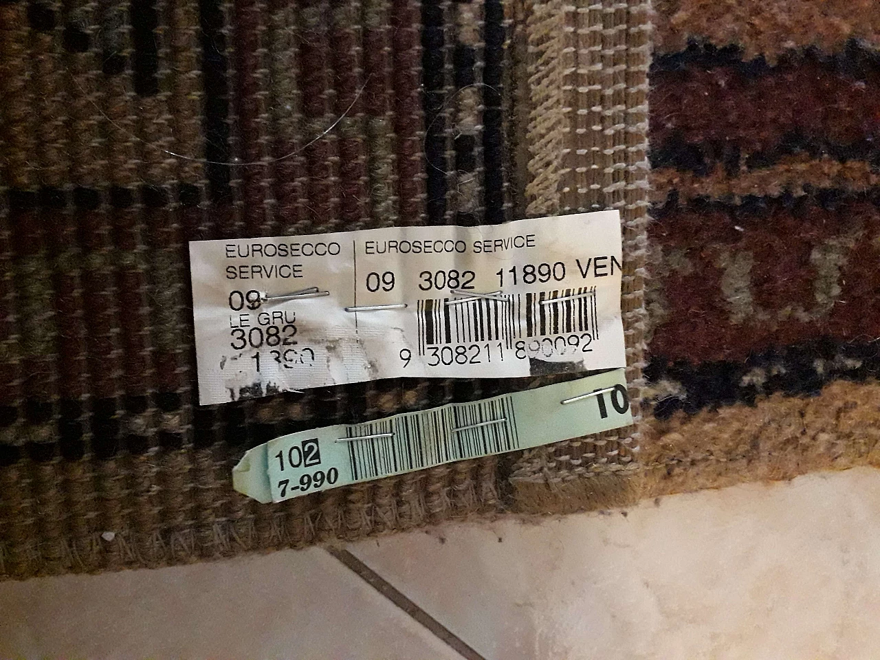 Tappeto Kazak in pura lana vergine, anni '60 1181607