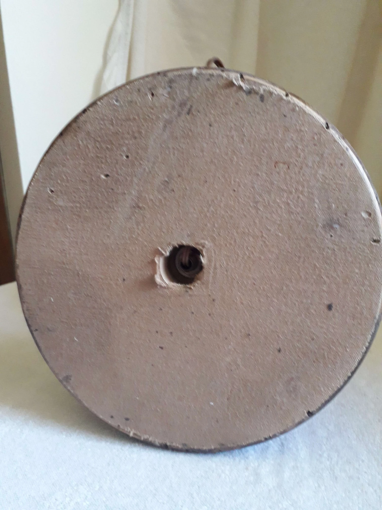 Table lamp in walnut wood, 70s 1181665