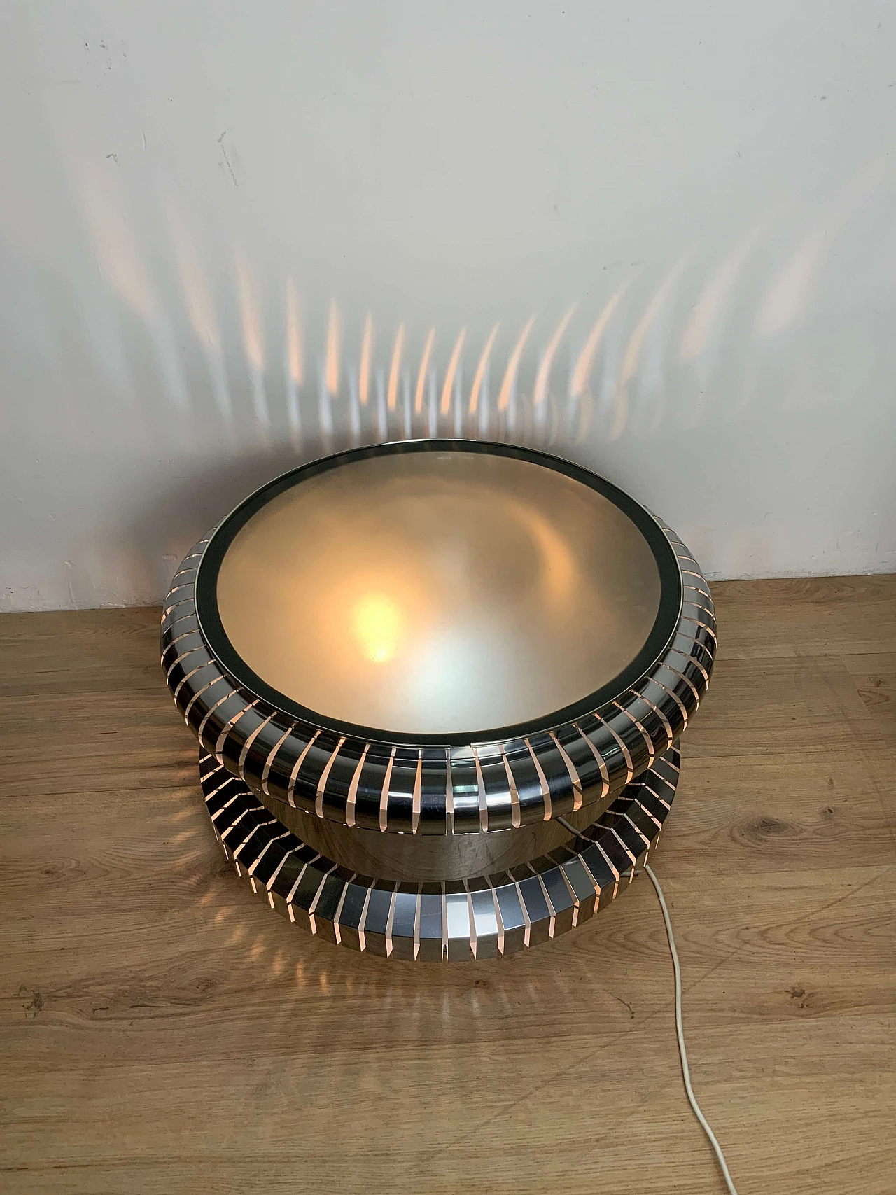 Space Age table lamp in metal, 70s 1181892