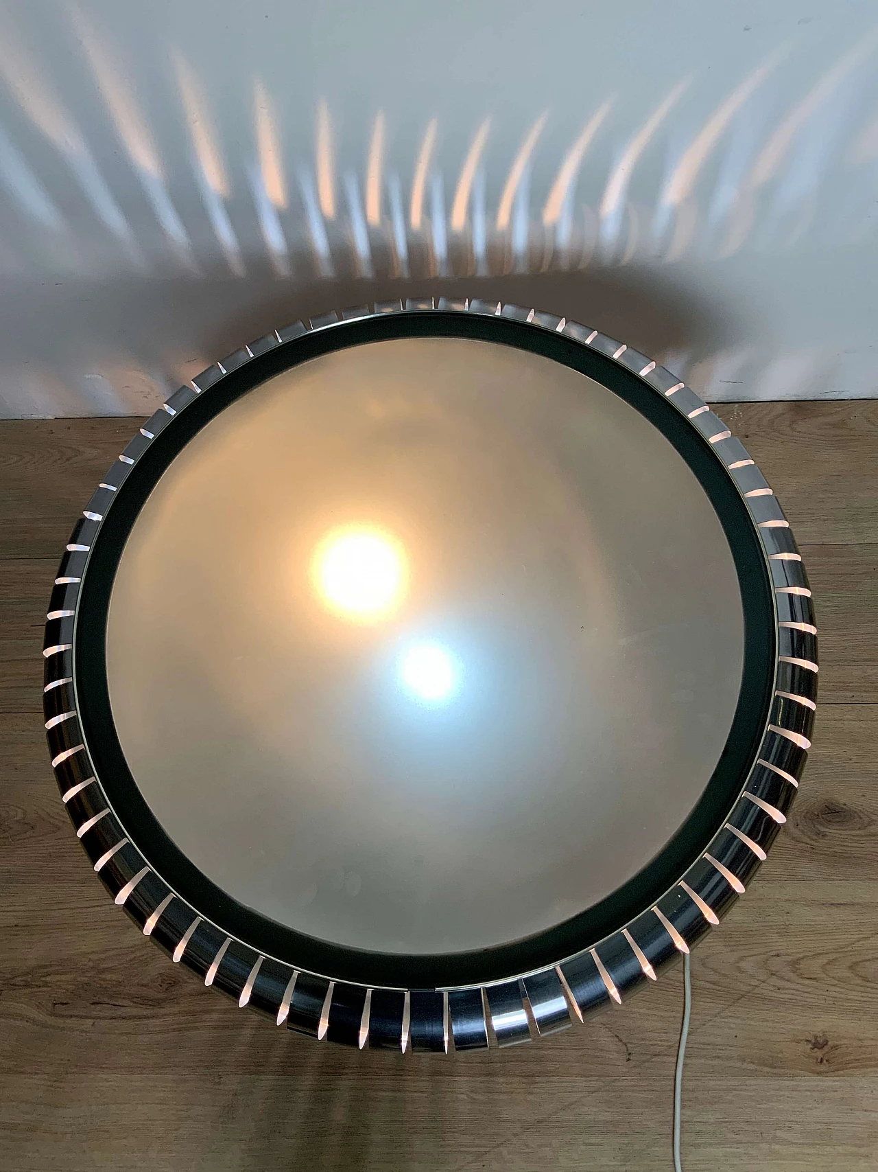 Space Age table lamp in metal, 70s 1181893