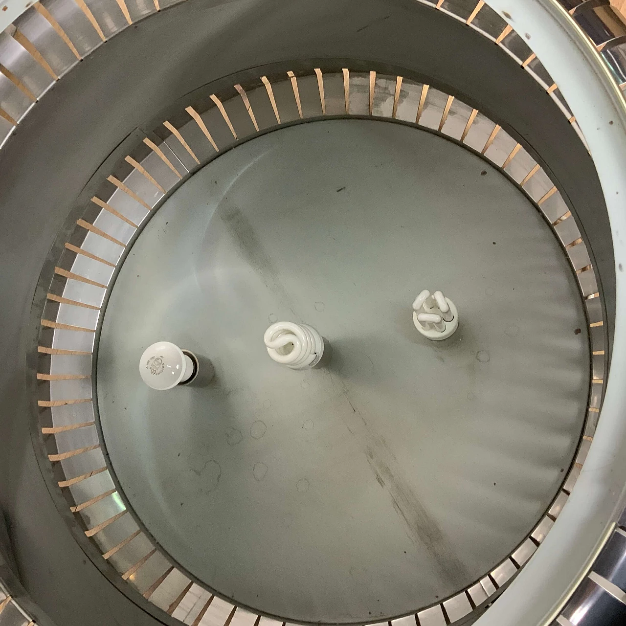 Space Age table lamp in metal, 70s 1181900