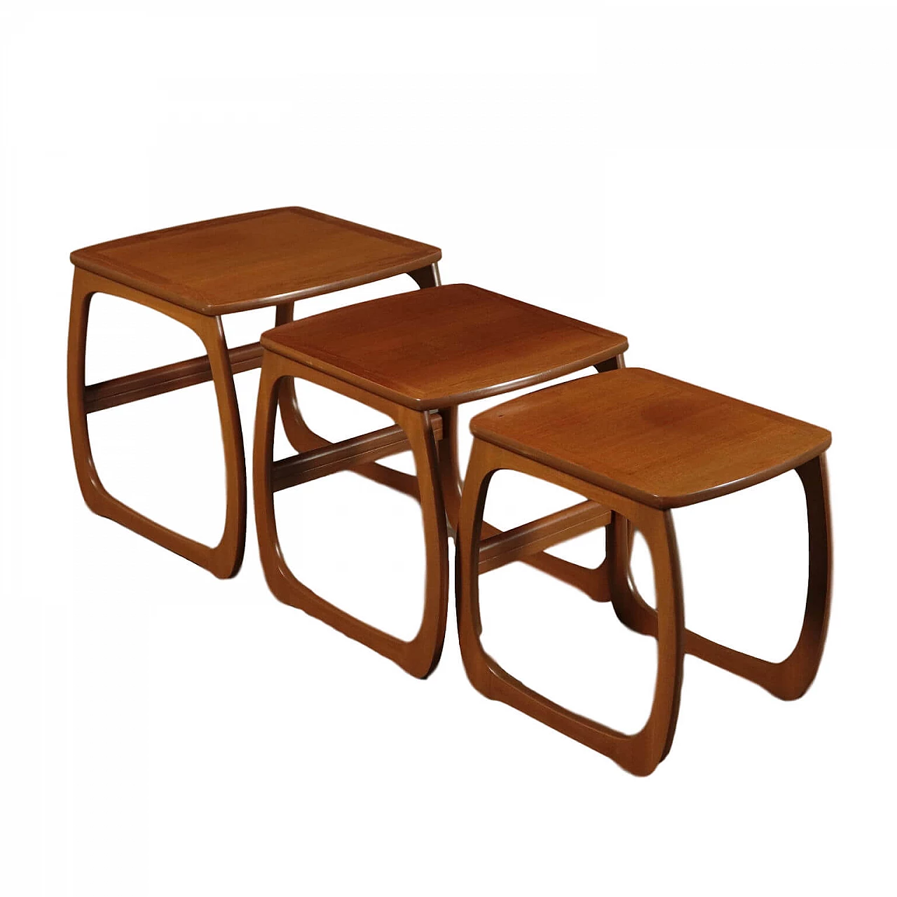 3 Nesting table in  teak wood by Nathan Furniture, 60s 1182423
