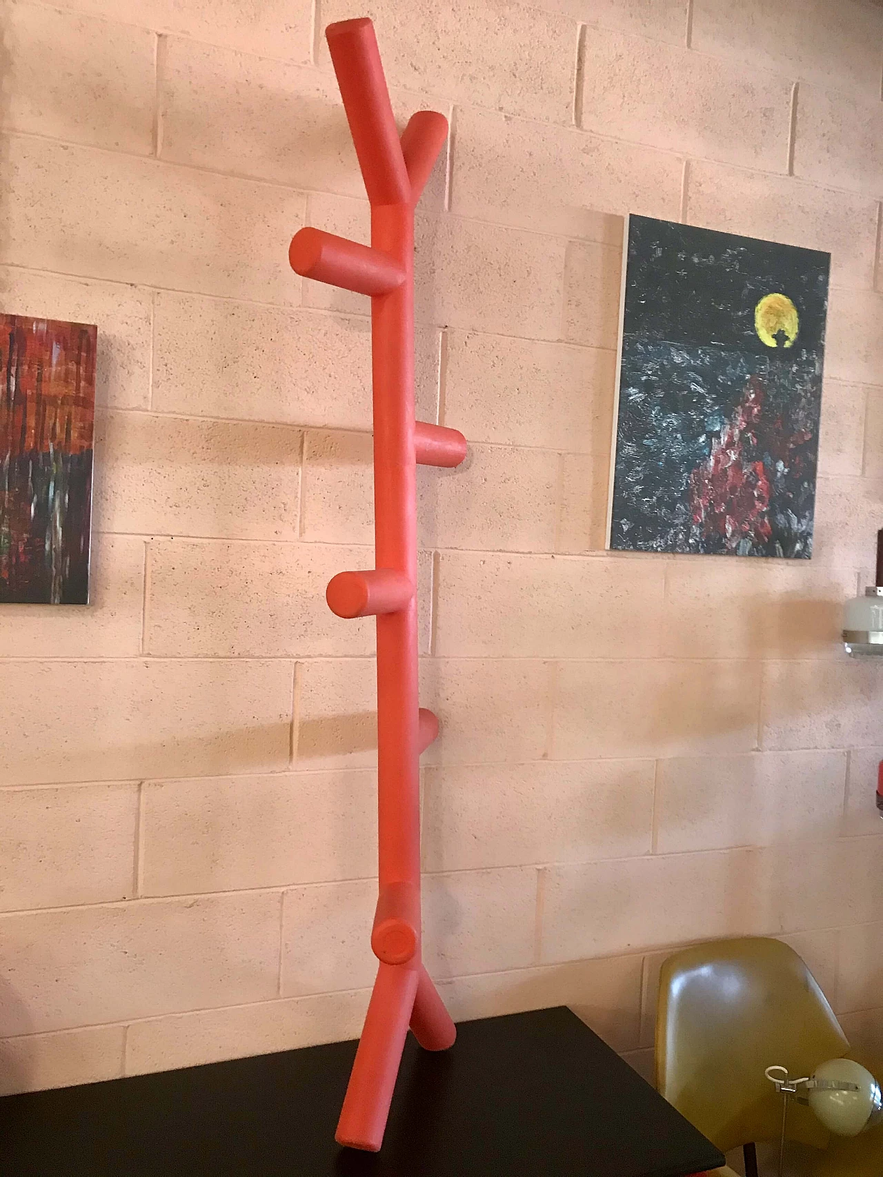 Appendiabiti Ramo di Ecal-Jaques per Serralunga, arancione, originale 2003 1182709