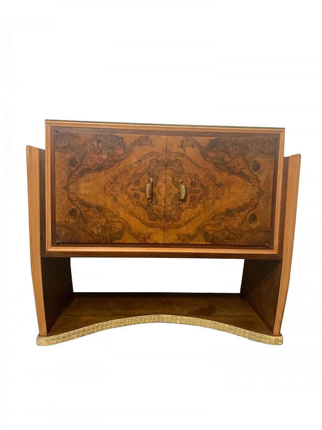 Art Deco walnut, maple and rosewood sideboard, 1930s 1182798