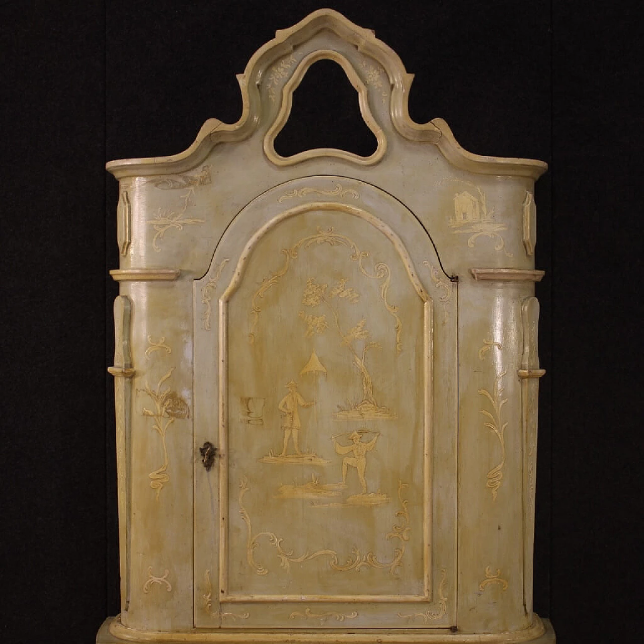 Trumeau veneziano in legno laccato e dipinto a Chinoiserie 1182822
