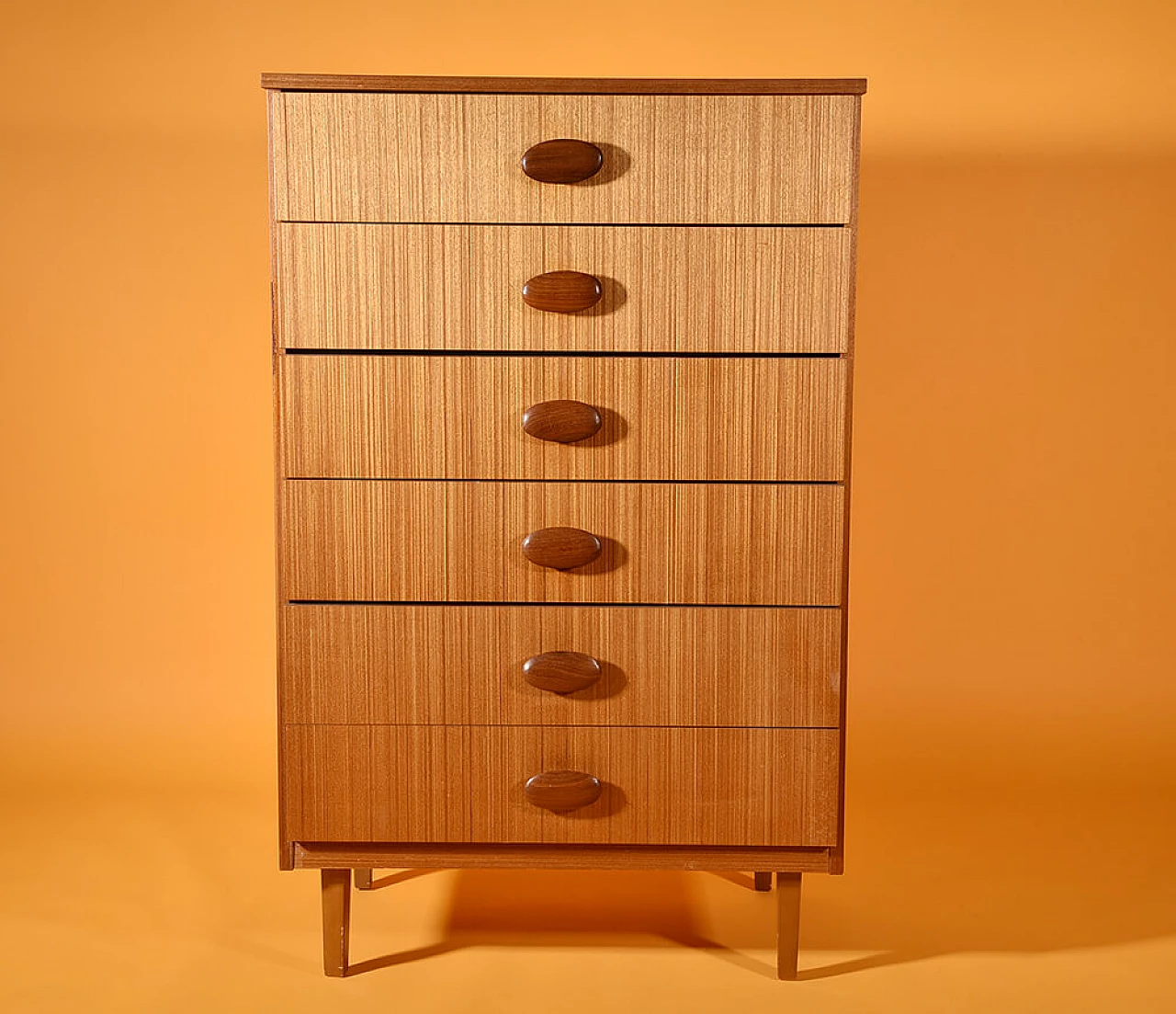 Cassettiera scandinava in teak, anni '50 1182999