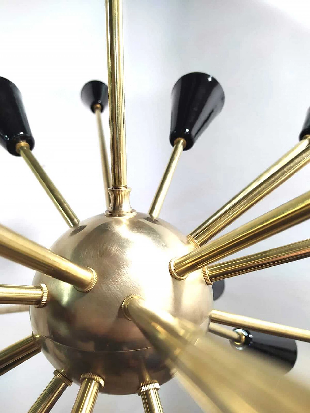 Chandelier with 24 lights in Stilnovo style, 1950s 1183213