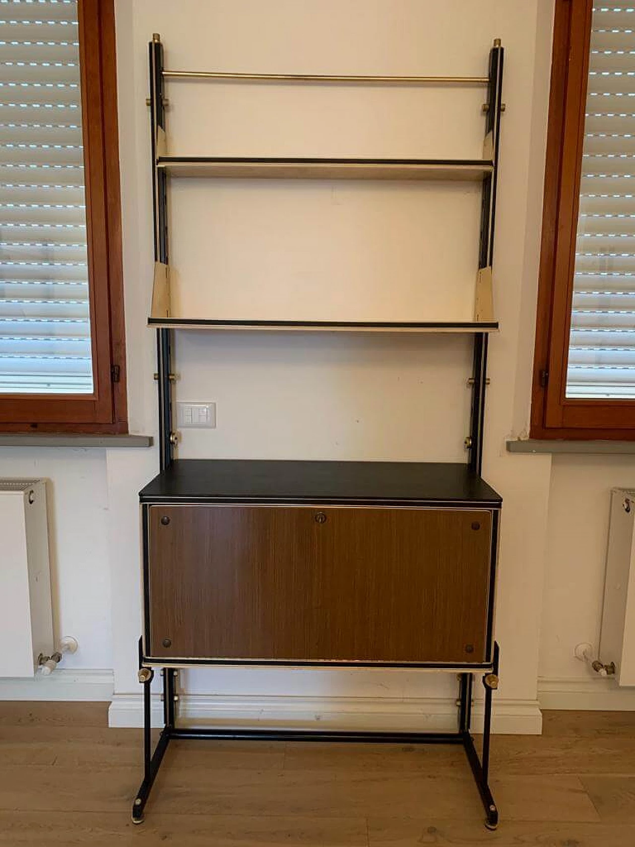Bookcase with flap compartment by Umberto Mascagni, 1950 1183652