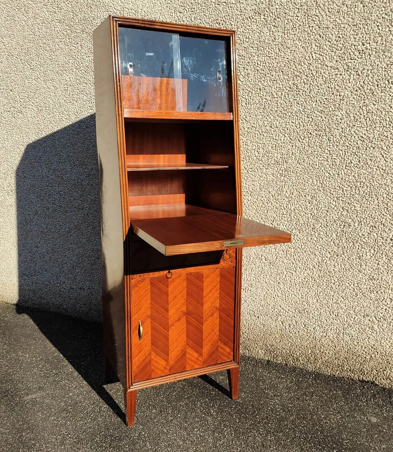 Walnut bar cabinet, 50s 1183786