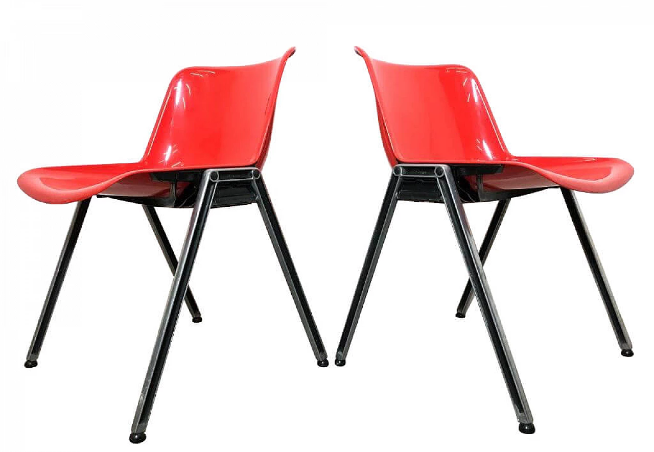 Pair of Modus chairs by Osvaldo Borsani for Tecno, 1985 1183898