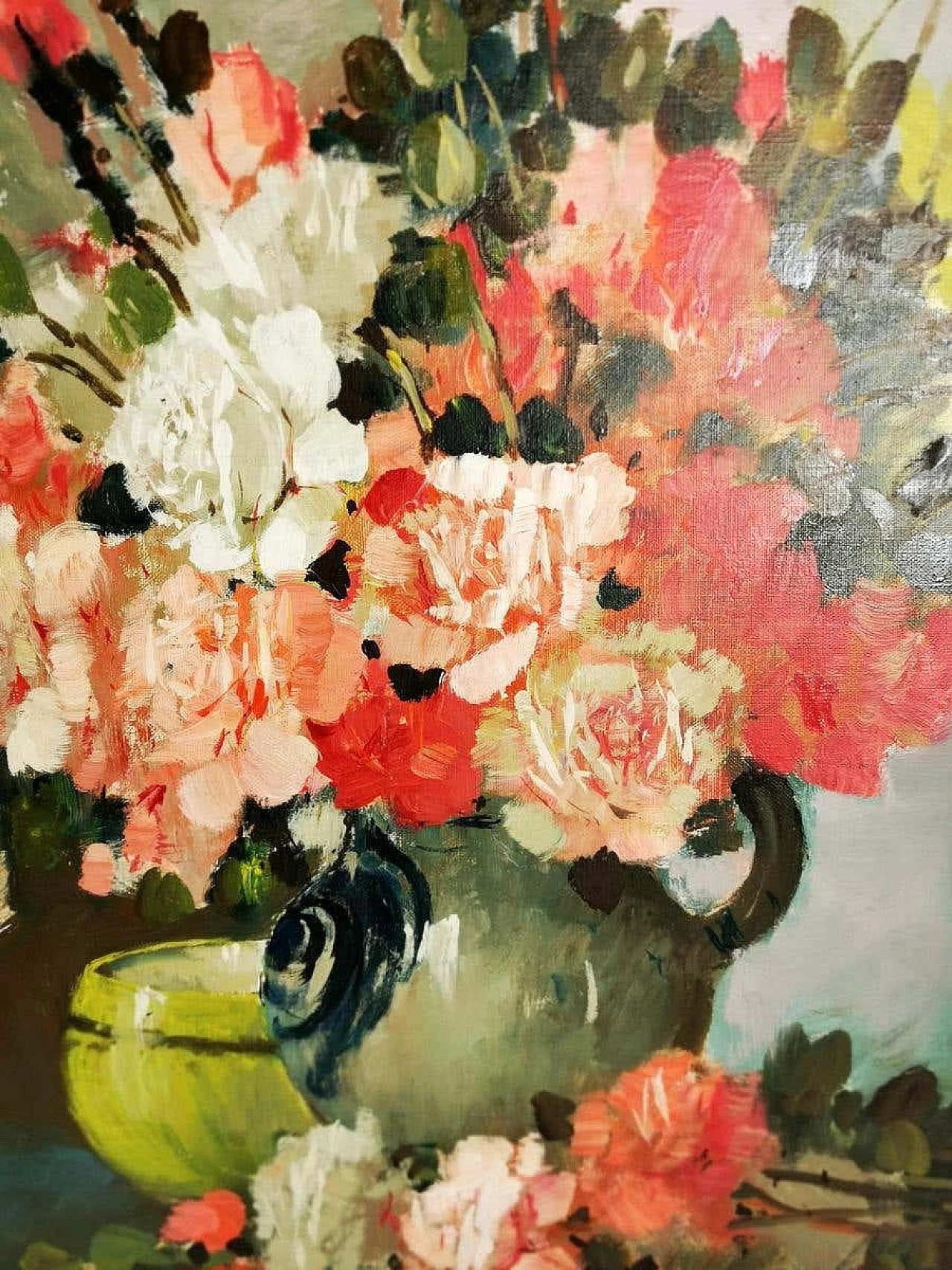 French oil on canvas painting, 40s 1184051