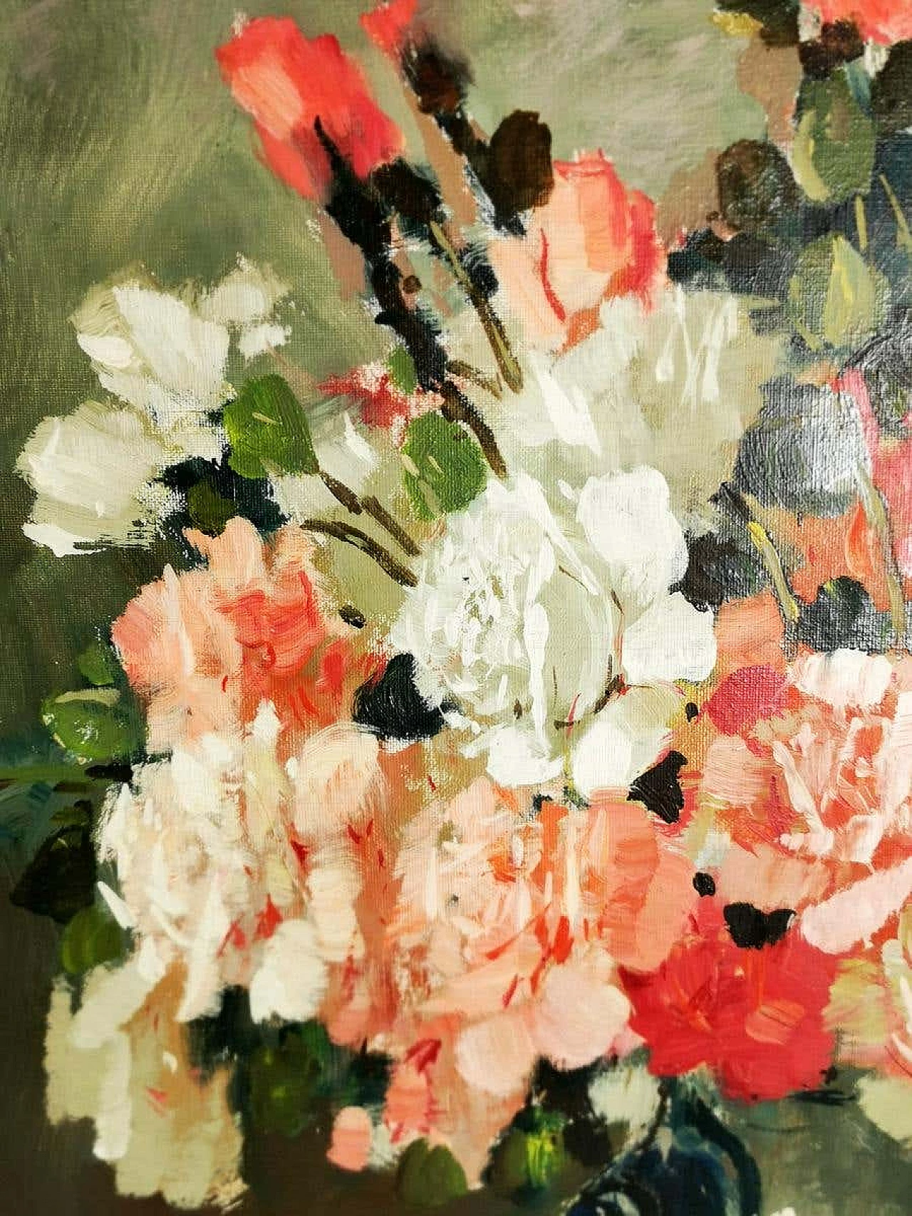 French oil on canvas painting, 40s 1184053