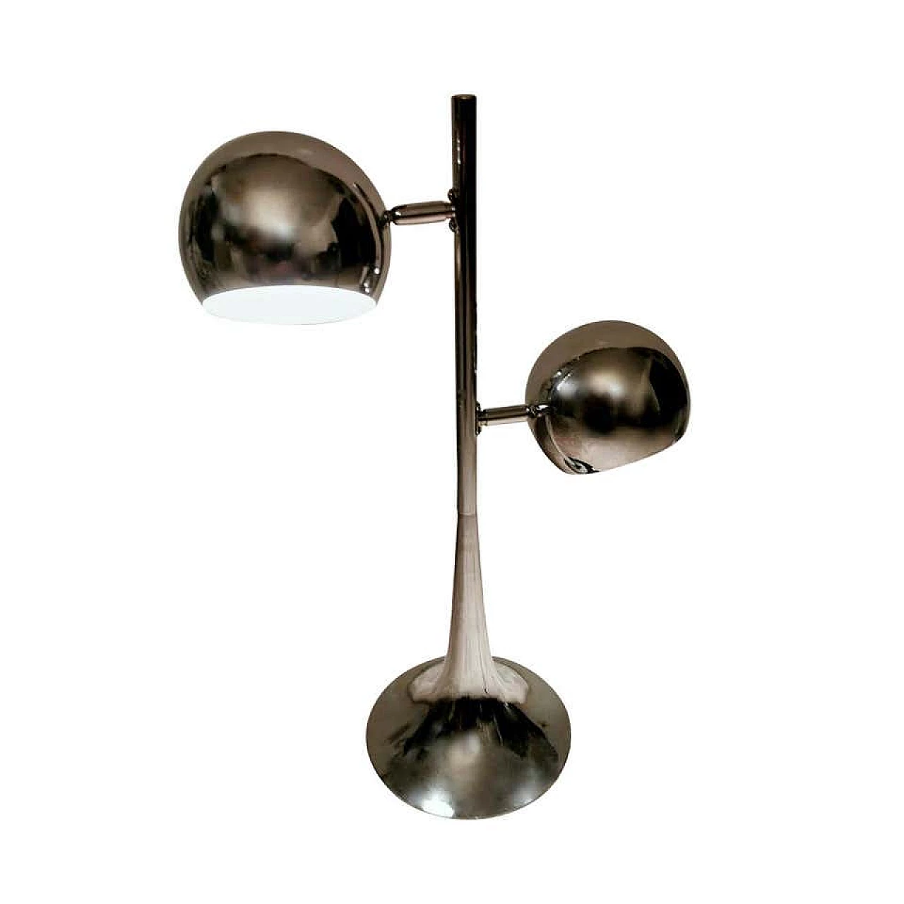 Lampada da tavolo in acciaio, anni '60 1184211