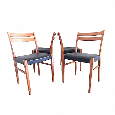 4 Scandinavian chairs, 60s