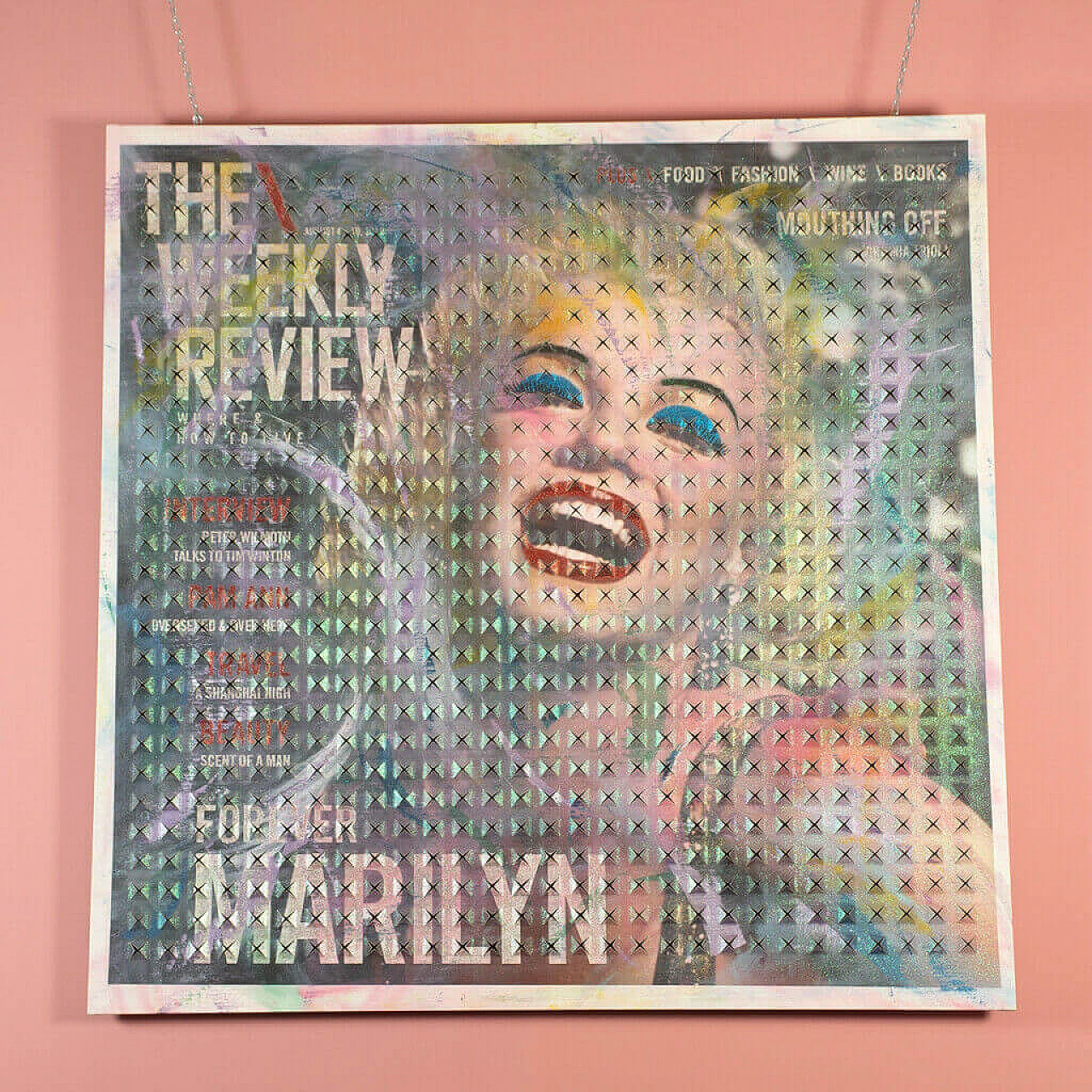 Painting The weekly review depicting Marilyn Monroe, 90s 1184890