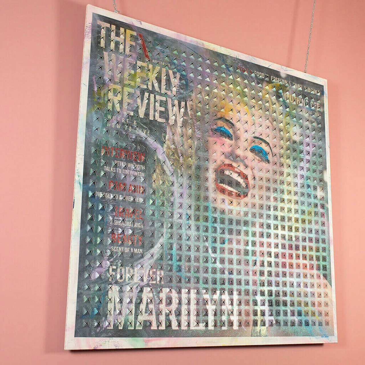 Painting The weekly review depicting Marilyn Monroe, 90s 1184891
