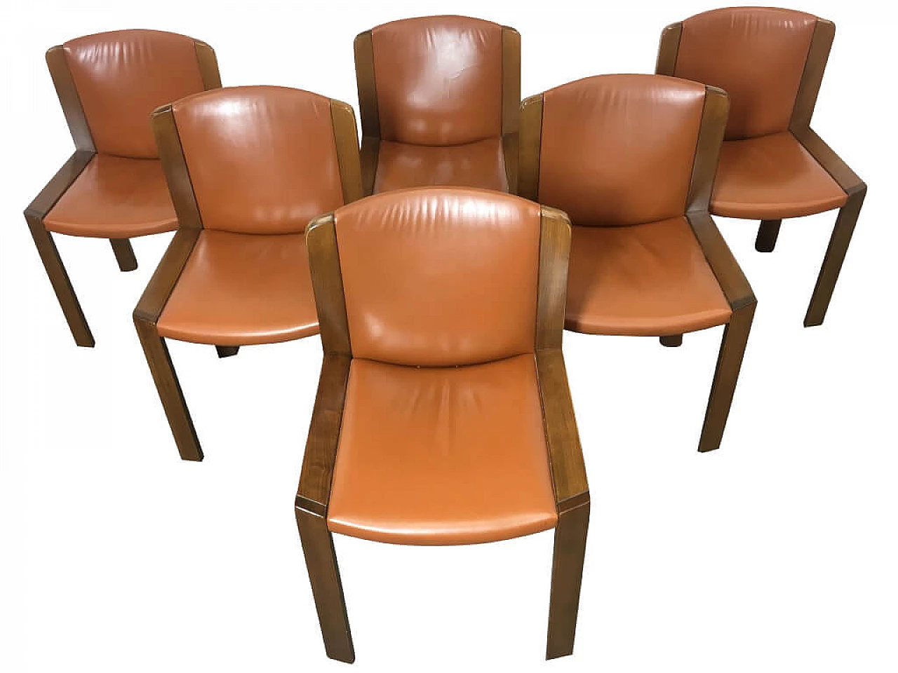6 Chairs mod. 300 by Joe Colombo for Pozzi, 1965 1184982