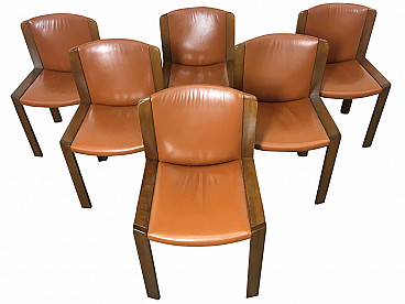 6 Chairs mod. 300 by Joe Colombo for Pozzi, 1965