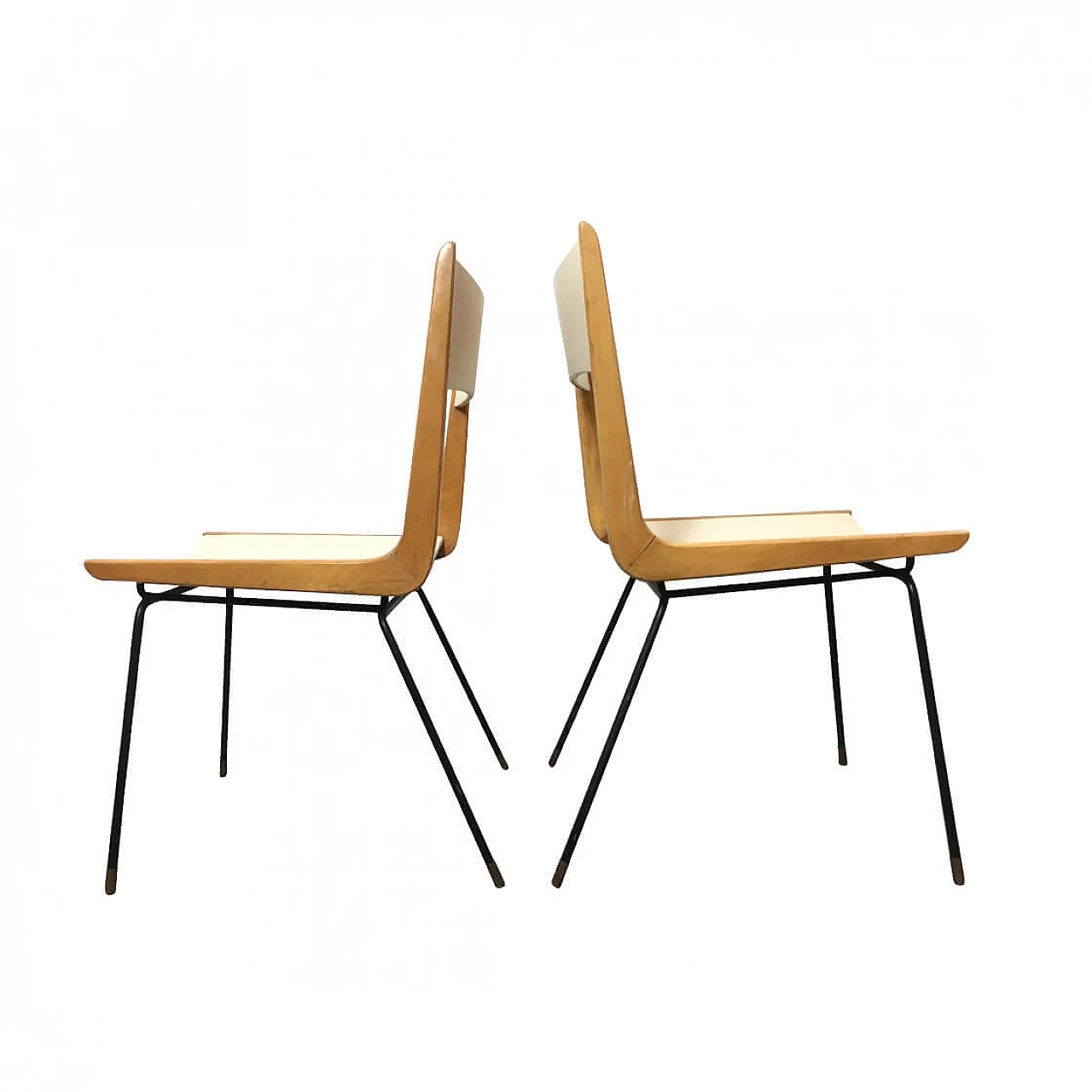 Pair of Boomerang chairs by Carlo de Carli, 1950s 1184997