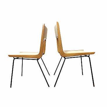 Pair of Boomerang chairs by Carlo de Carli, 1950s