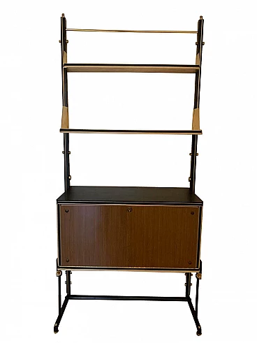 Bookcase with flap compartment by Umberto Mascagni, 1950