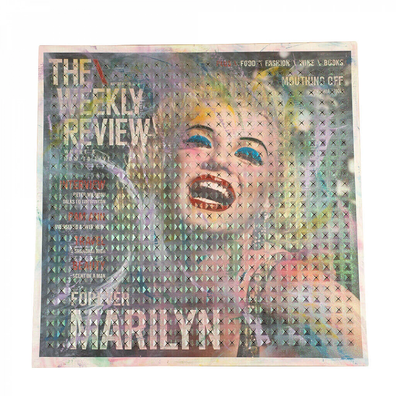 Painting The weekly review depicting Marilyn Monroe, 90s 1185009