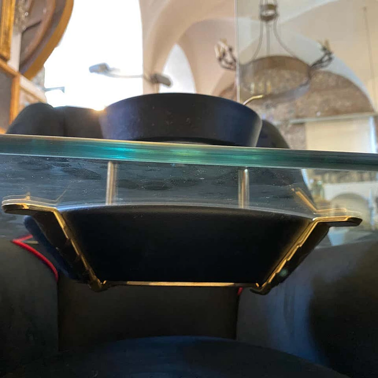 Lampad da soffitto Hollywood Regency di Fabbian, anni '80 1185106