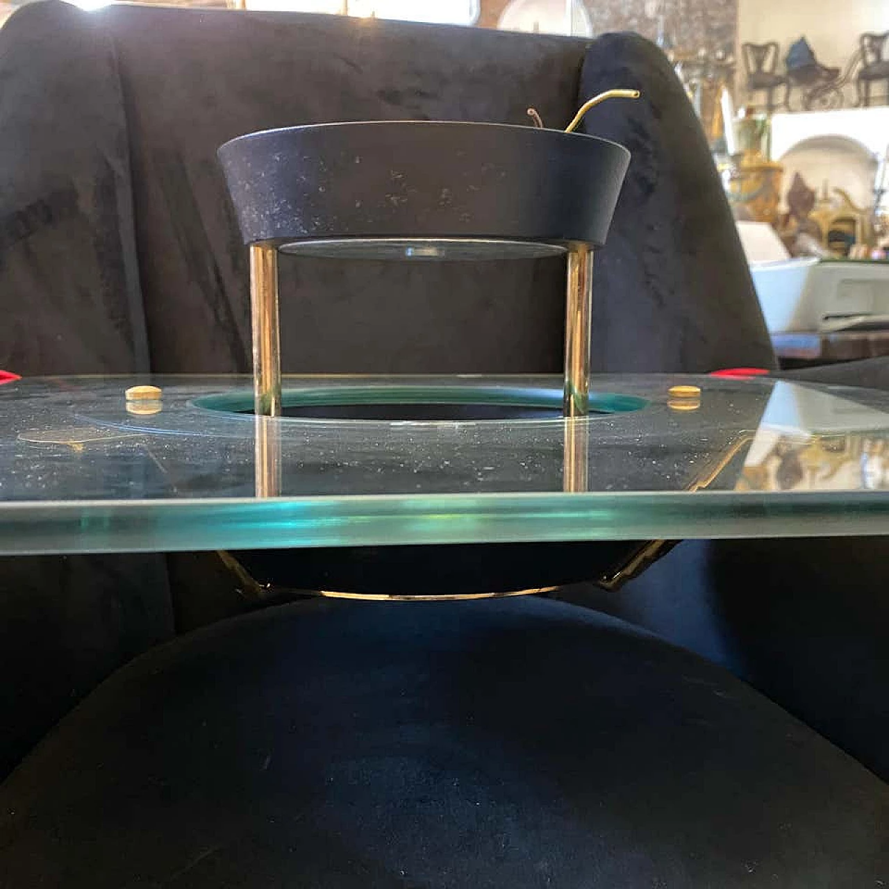 Lampad da soffitto Hollywood Regency di Fabbian, anni '80 1185107