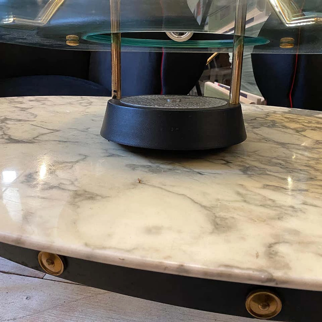 Lampad da soffitto Hollywood Regency di Fabbian, anni '80 1185108