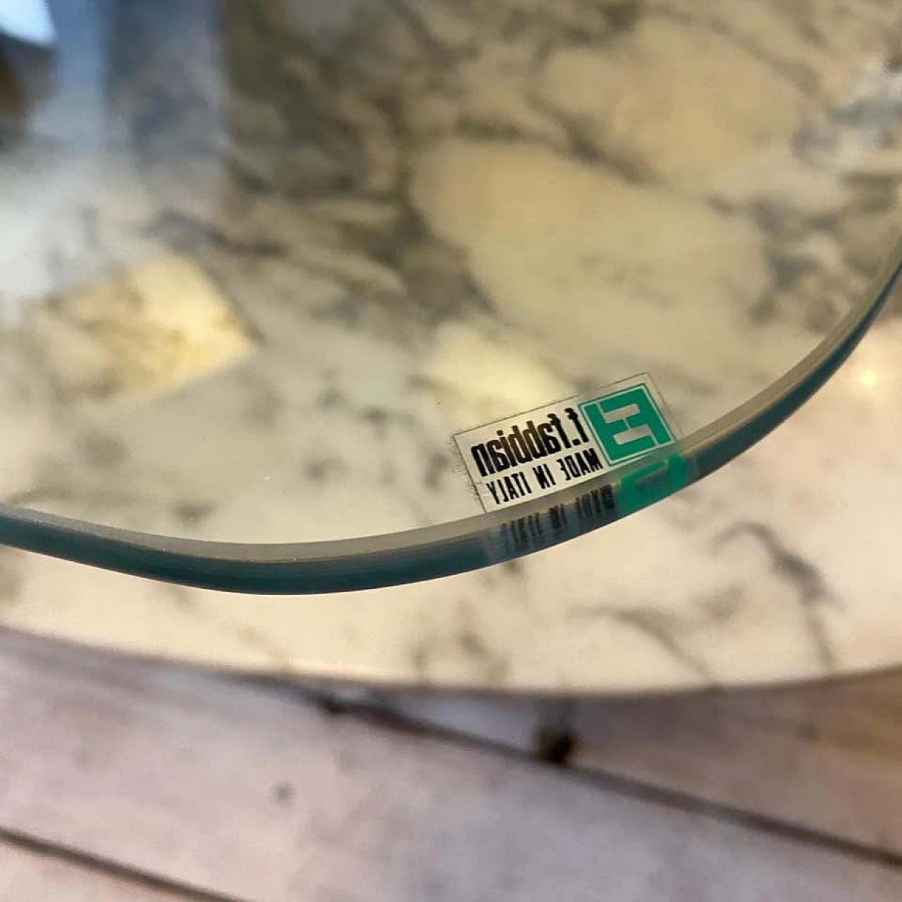 Lampad da soffitto Hollywood Regency di Fabbian, anni '80 1185109