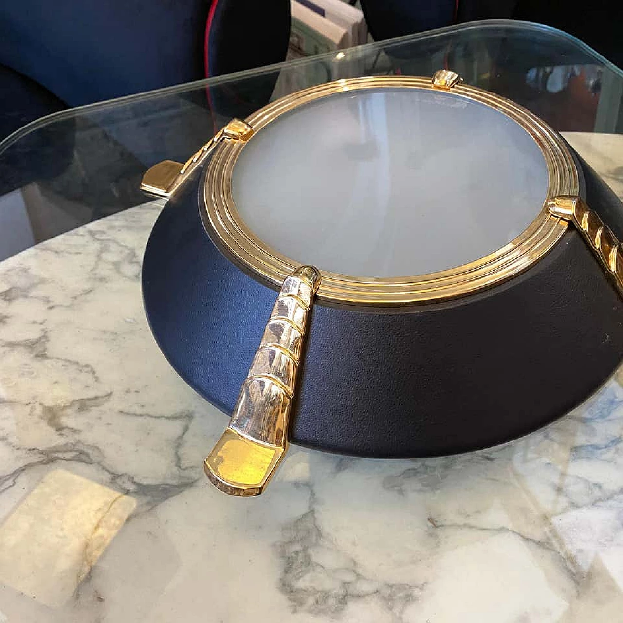 Lampad da soffitto Hollywood Regency di Fabbian, anni '80 1185116