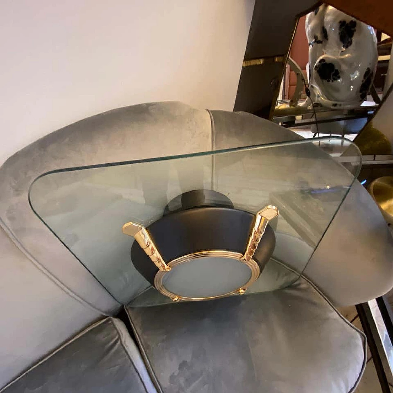 Lampad da soffitto Hollywood Regency di Fabbian, anni '80 1185117