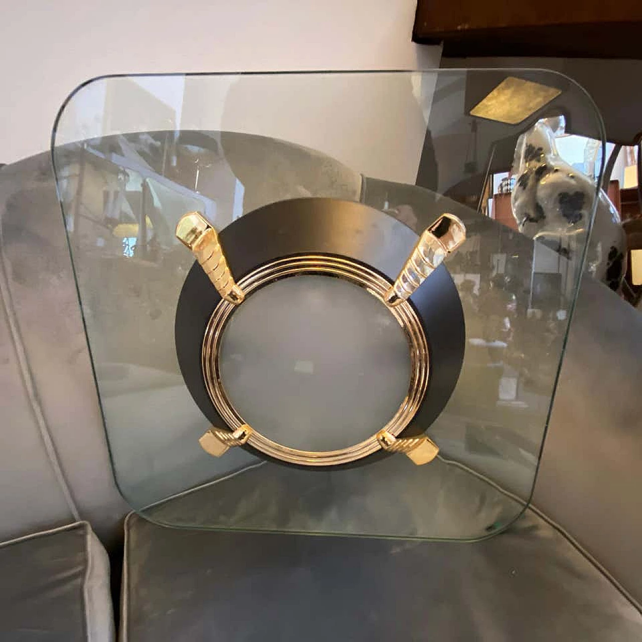 Lampad da soffitto Hollywood Regency di Fabbian, anni '80 1185120