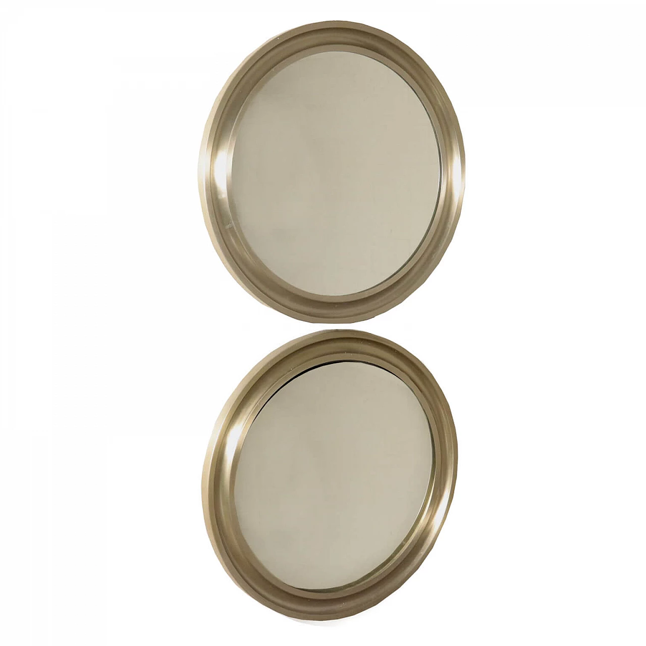 Pair of mirrors in chromed metal attributable to Sergio Mazza for Artemide, 60s 1185213