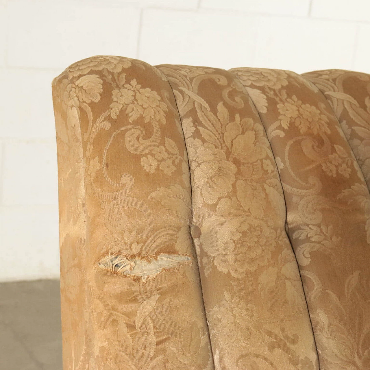 Upholstered beech armchair, 30s 1185249